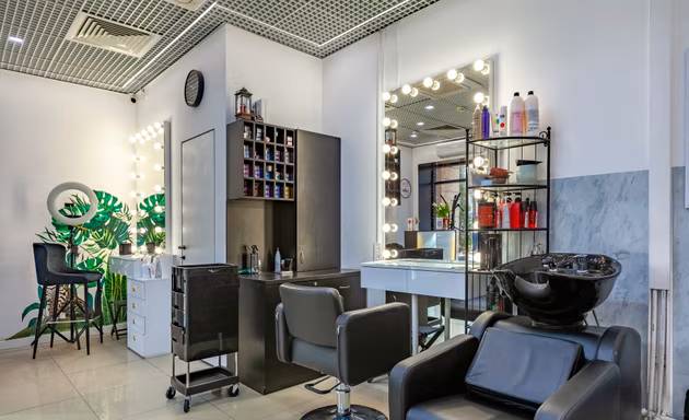 Elegant beauty salon interior
